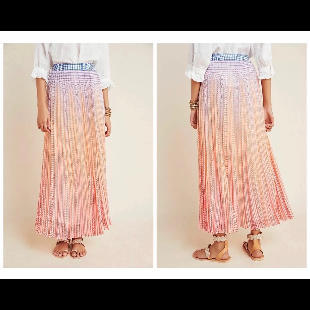 Anthropologie Dawn Maxi Skirt by Geisha Design
